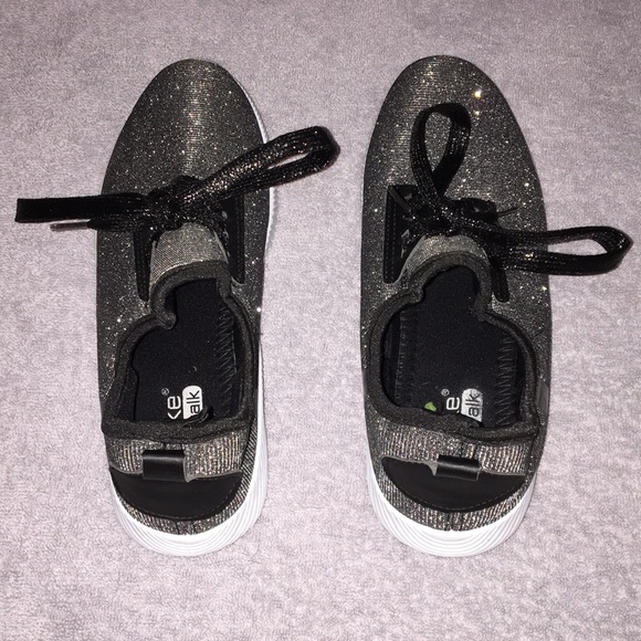 🚫SOLD🚫 Take A Walk Silver Glitter Sneakers - Picture 2 of 5